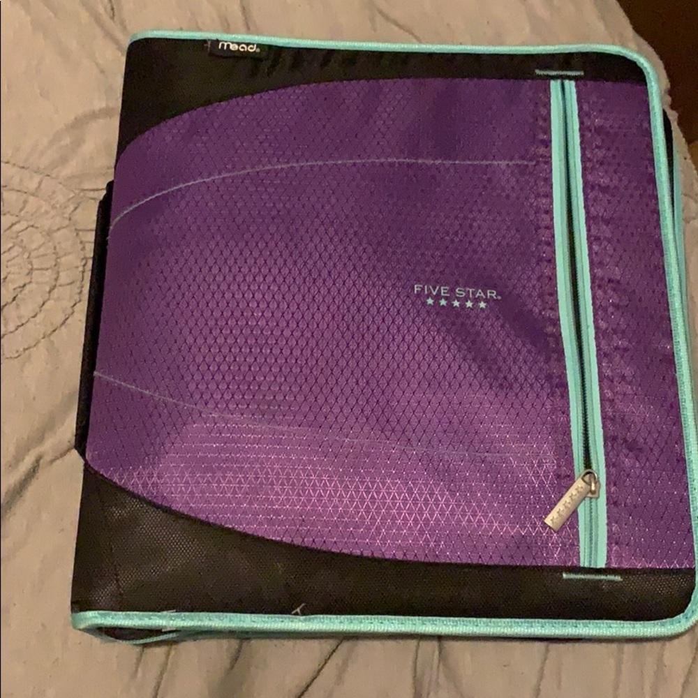 five star 3 ring binder.